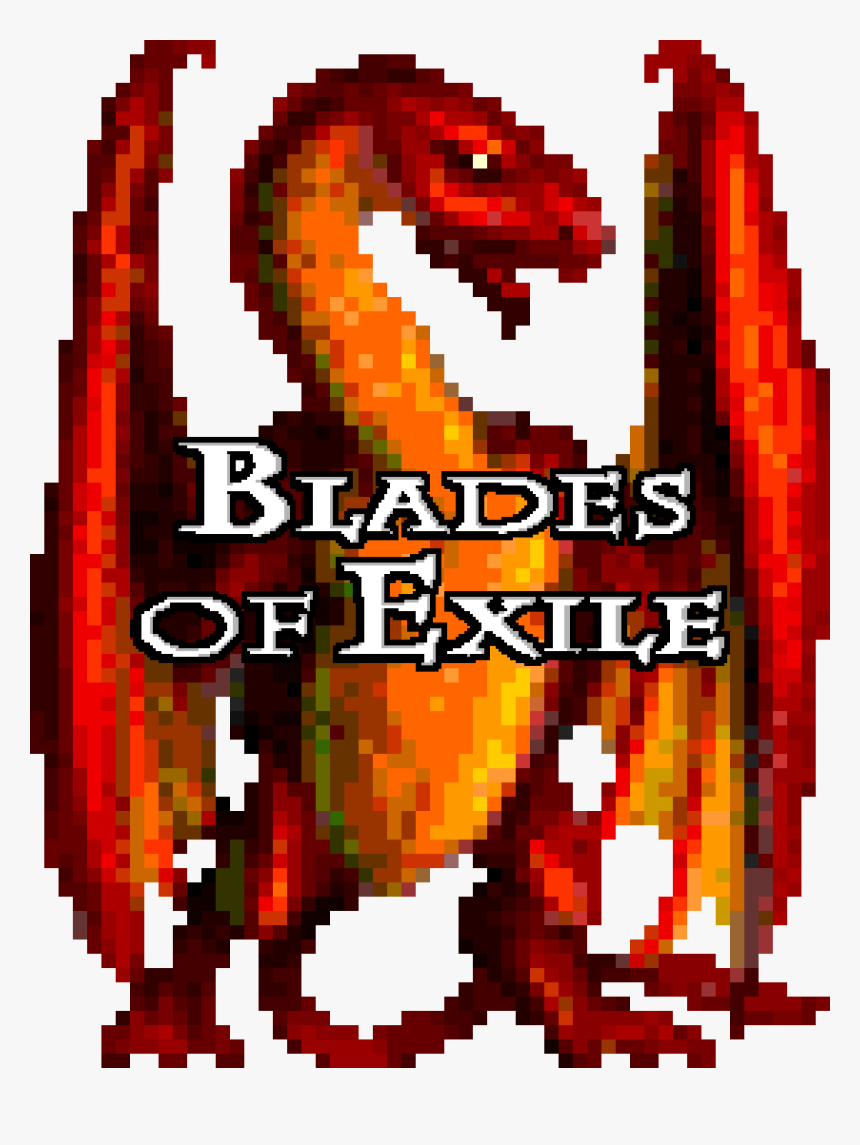 Blades Of Exile Red Dragon - Graphic Design, HD Png Download, Free Download