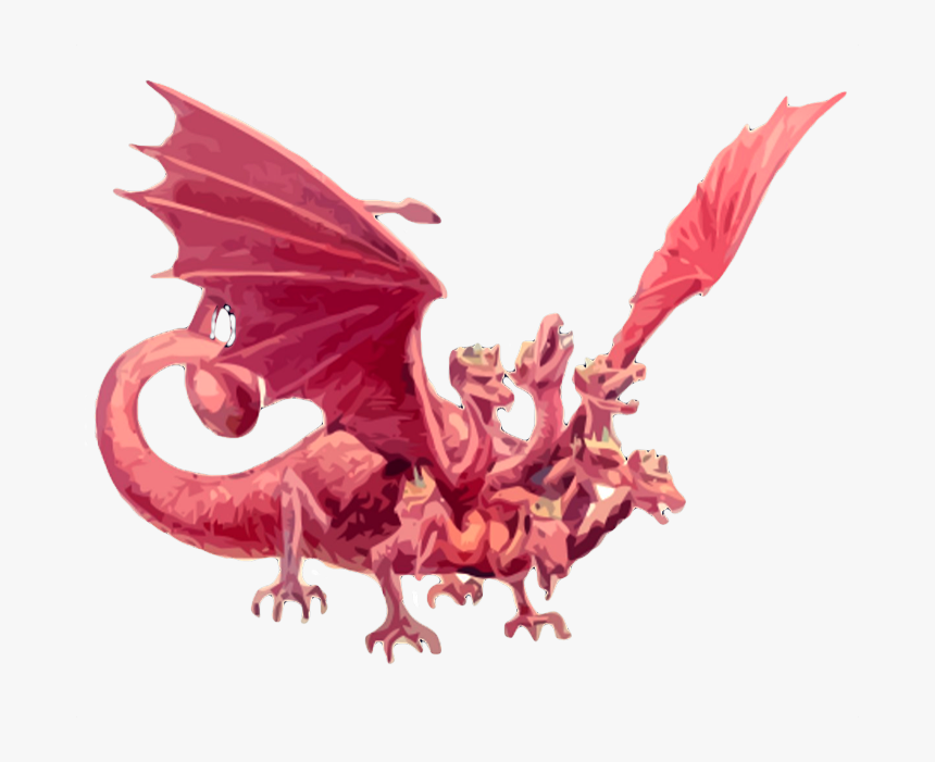 Transparent Red Dragon Png - Revelation Dragon Persecutes Woman, Png Download, Free Download