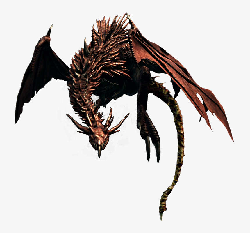 Download Flying Dragon Png File - Dragon Dark Souls Png, Transparent Png, Free Download