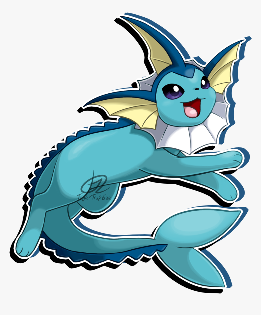 Pokemon Fan Art - Vaporeon Fan Art, HD Png Download, Free Download