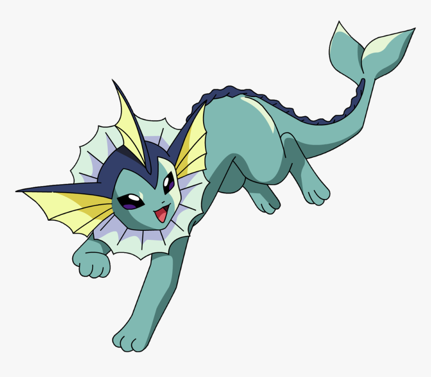 #pokemon 
#vaporeon 
#anime - Pokemon Vaporeon, HD Png Download, Free Download