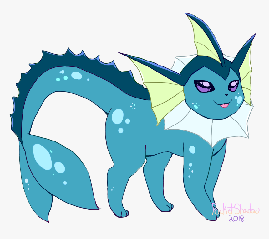 Vaporeon Blep - Cartoon, HD Png Download, Free Download