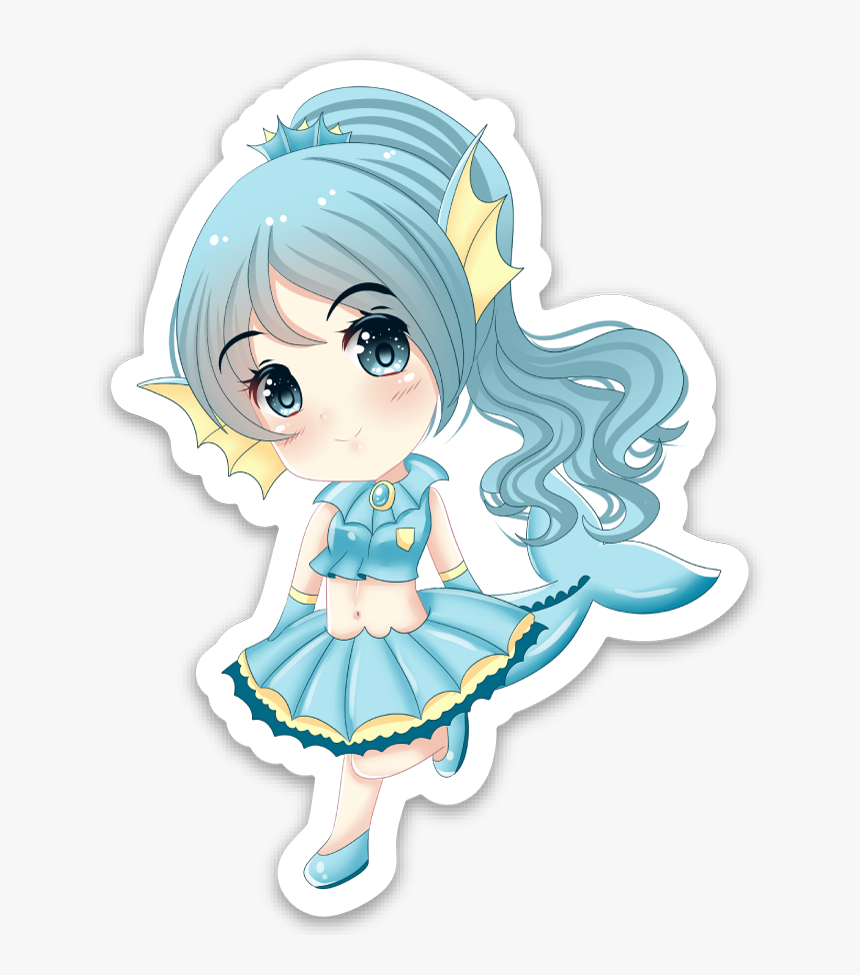 Chibi Vaporeon Girl - Chibi Vaporeon Png, Transparent Png, Free Download