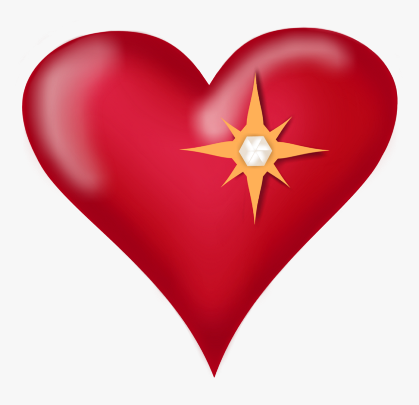 Mydrawing Redheart Diamond Sparkle Emoji - Heart, HD Png Download, Free Download