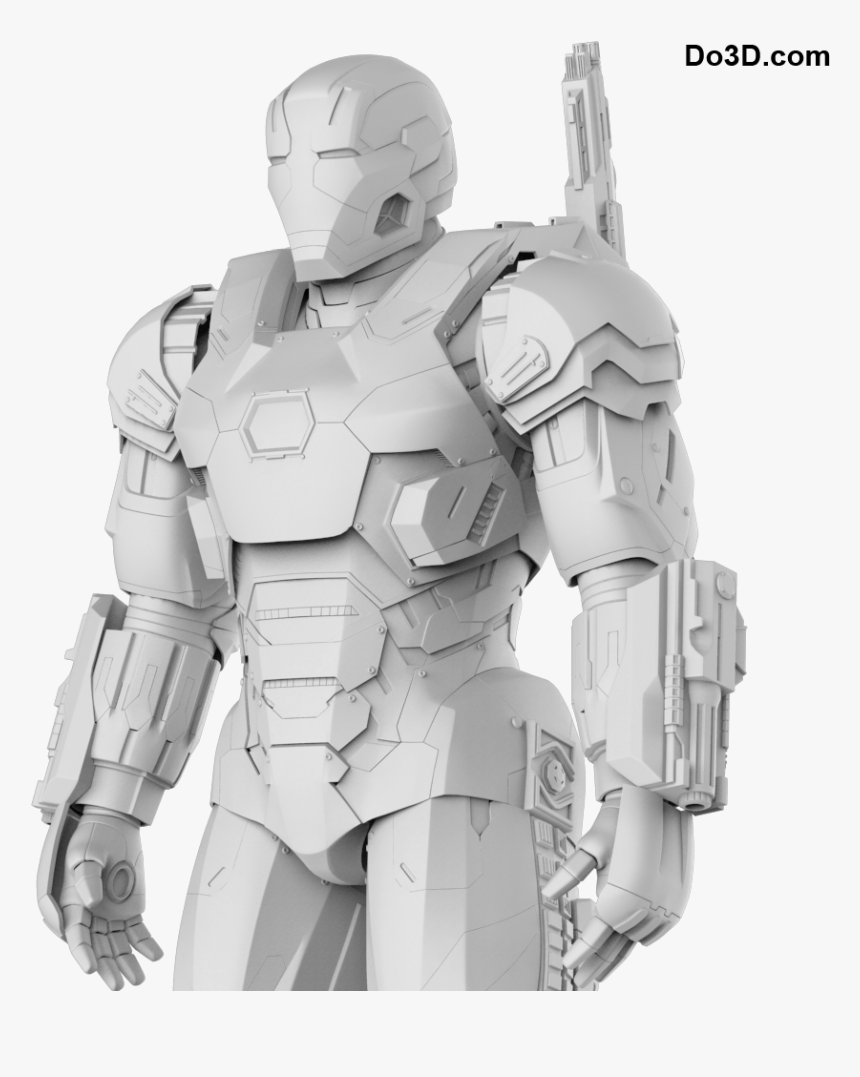 War Machine Mark 3 From Civil War - Pepakura Iron Man War Machine, HD Png Download, Free Download