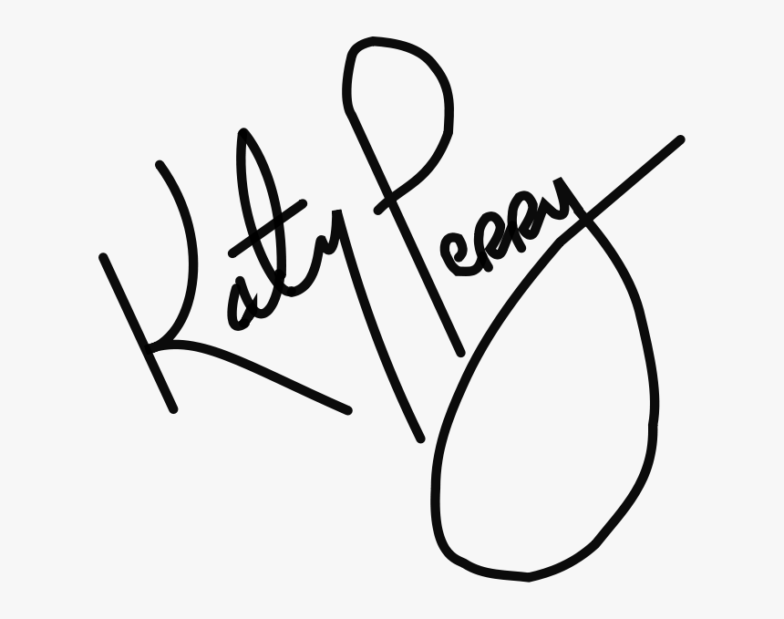 Transparent Katy Perry Png - Katy Perry Signature, Png Download, Free Download