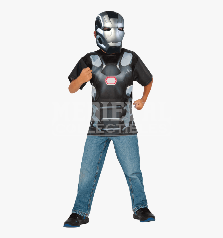 Kids War Machine Costume Top And Mask Set - Maquina De Guerra Disfraz, HD Png Download, Free Download