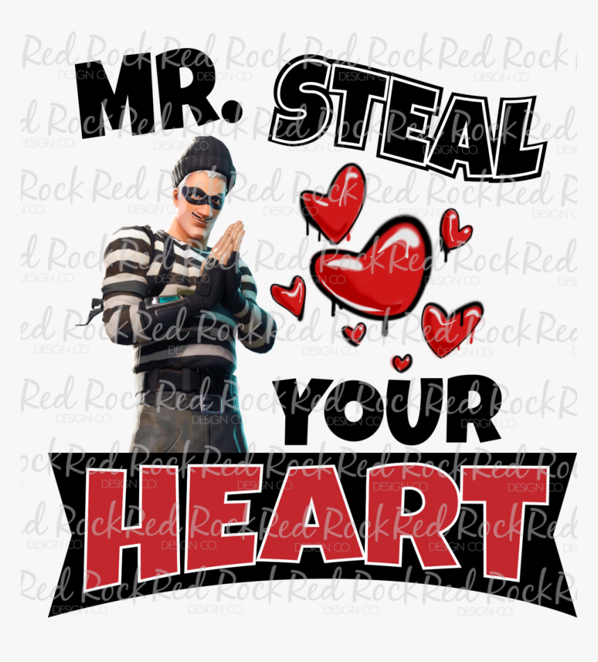 Mr Steal Your Heart Fortnite Red Rock Design Co - Album Cover, HD Png Download, Free Download