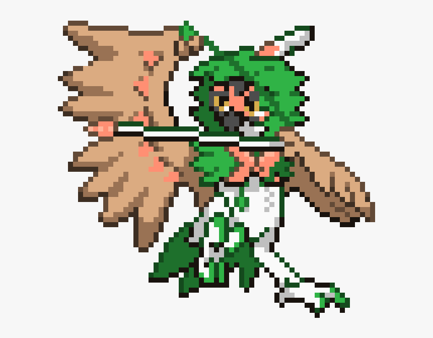 Decidueye Pixel Art, HD Png Download, Free Download