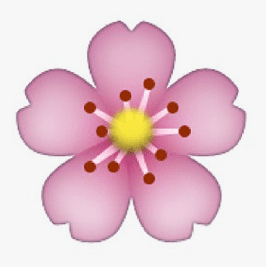 Tumblr Emoji Transparent Transparent Background - Transparent Background Flower Emoji, HD Png Download, Free Download