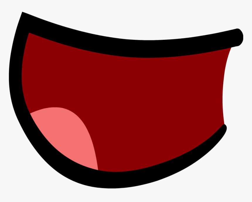 Open Mouth Going Into O Mouth Happy - Bfdi Open Mouth, HD Png Download, Free Download