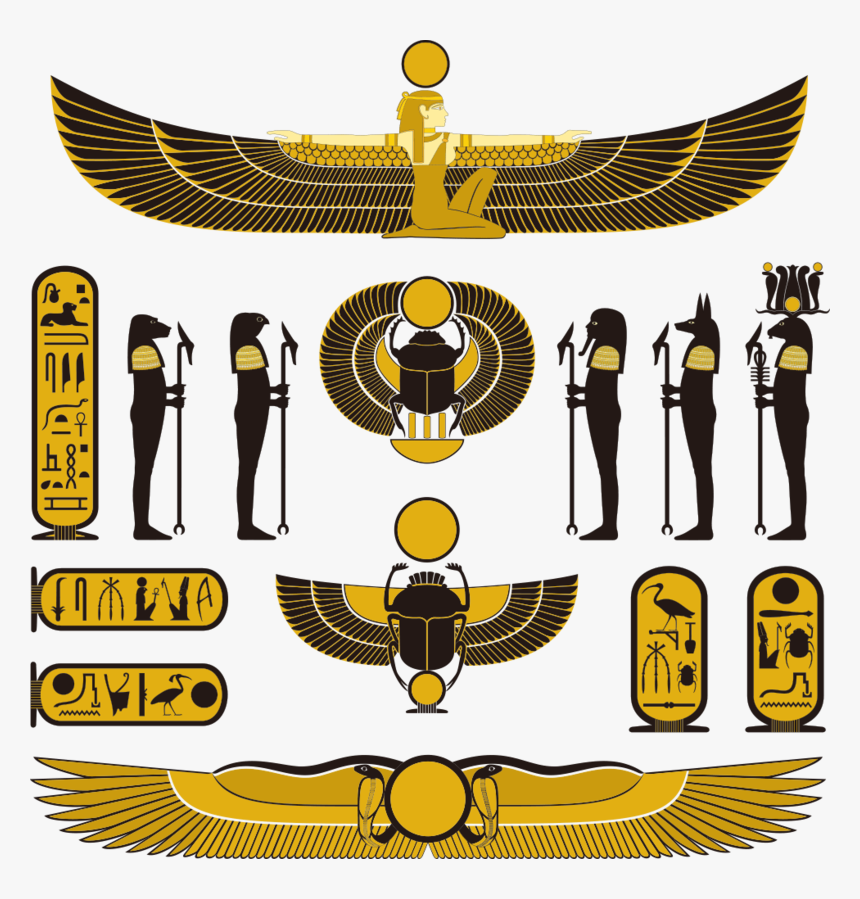 Egyptian Hieroglyphics Symbol Symbol Transparent Png Svg Vector | My ...