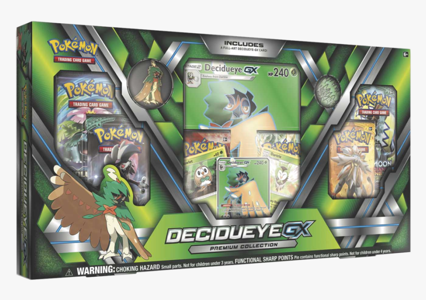 Decidueye Gx Premium Collection - Pokemon Gx Box, HD Png Download, Free Download