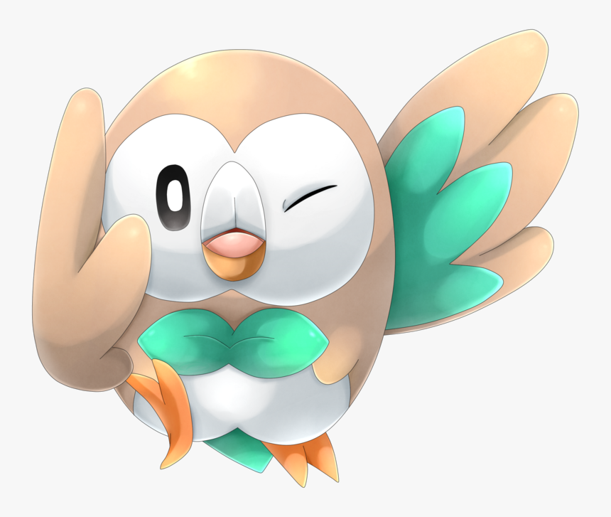 Pokemon Rowlet Transparent Background, HD Png Download, Free Download