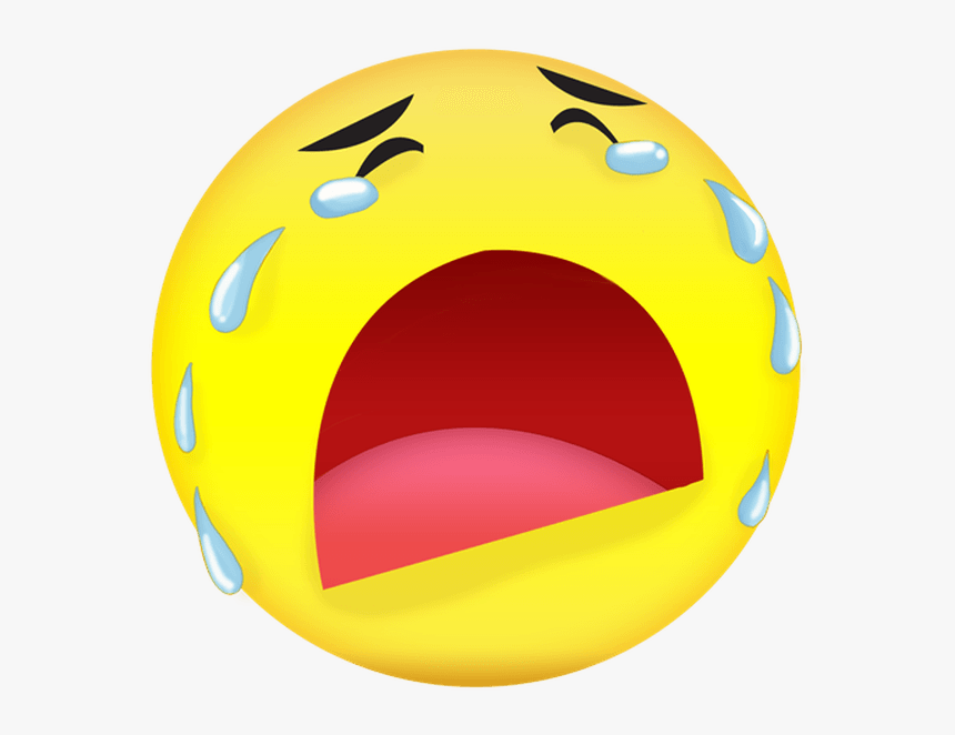 Cry Smiley - Crying Emoji Gif Png, Transparent Png, Free Download