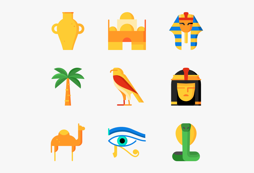 Egypt And Egyptians - Egypt Icons, HD Png Download, Free Download