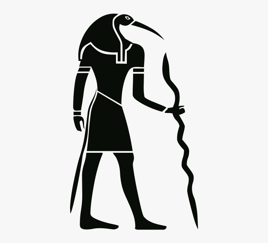 Silhouette, Drawing, Outline, Egypt, Pharaoh - Egyptian Hieroglyphics Clipart, HD Png Download, Free Download