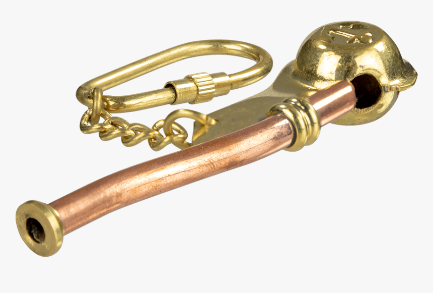 Brass Boatswain Whistle Keychain - Dividers, HD Png Download, Free Download