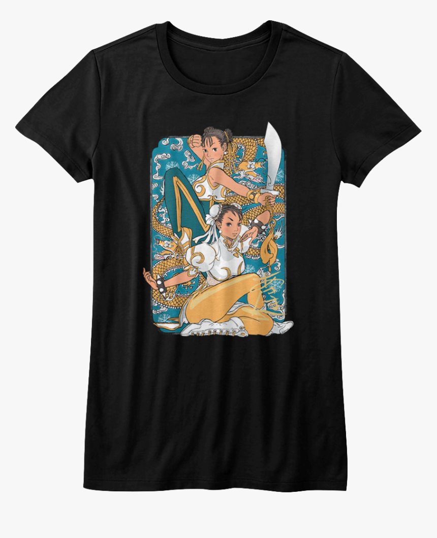 Junior Chun-li Street Fighter Shirt - Polera Chun Li Zmart, HD Png Download, Free Download