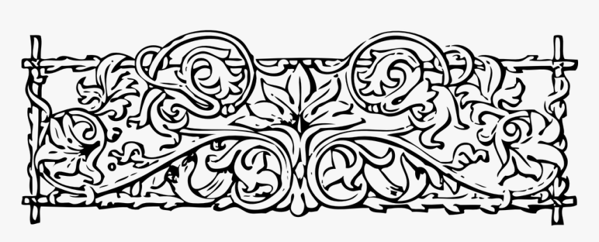 Border, Vine, Decorative, Ivy, Trellis, Decoration - Graphic Design, HD Png Download, Free Download