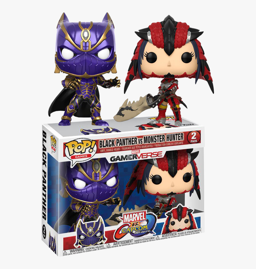 Funko Pop Black Panther Vs Monster Hunter, HD Png Download, Free Download