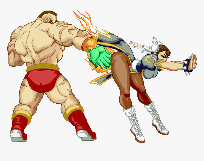 Transparent Zangief Png - Chun Li Hd Sprites, Png Download, Free Download