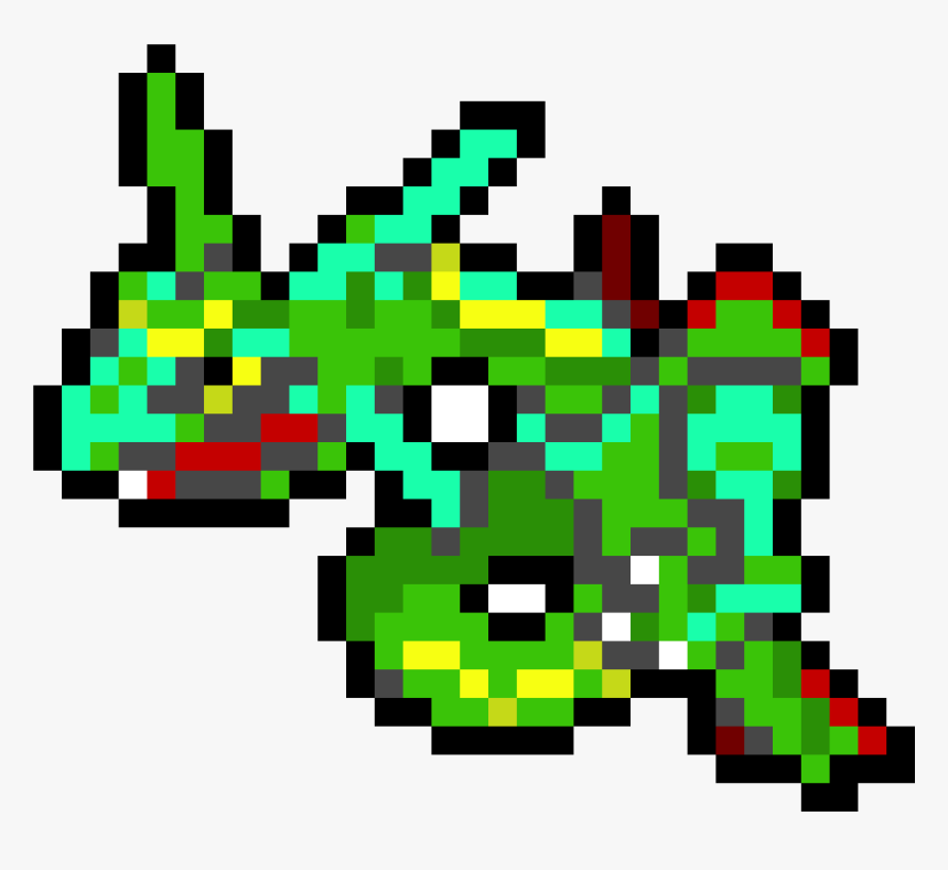 Minecraft Mega Rayquaza Pixel Art Grid - Pixel Art Grid Gallery