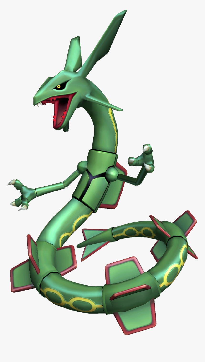 Ssbb-rayquaza Art - Pokemon Rayquaza, HD Png Download, Free Download