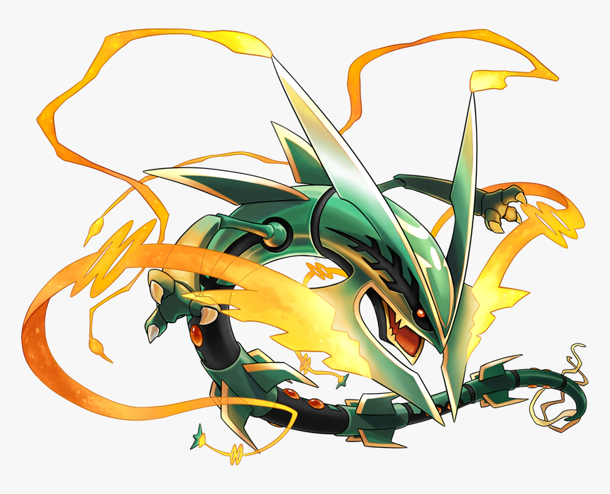 Legendary Pokemon Mega Rayquaza, HD Png Download, Free Download