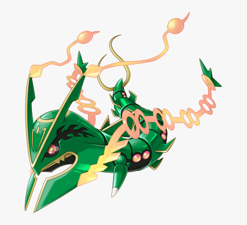 384mega Rayquaza Pokemon Rumble World - Pokemon Rumble World Png, Transparent Png, Free Download