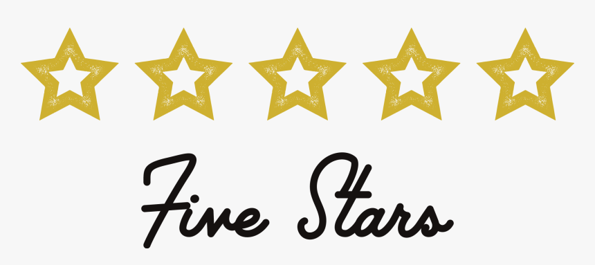 Five Out Of Five Stars - Five Stars, HD Png Download, Free Download