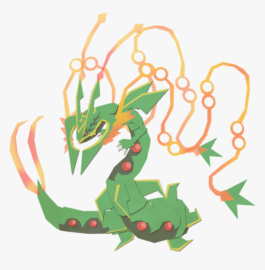 Dream World Mega Rayquaza , Png Download - Mega Rayquaza Dream World, Transparent Png, Free Download