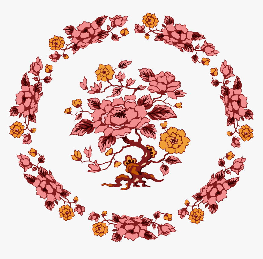 Transparent Floral Circle Png - Circle Flower Pattern Png, Png Download, Free Download