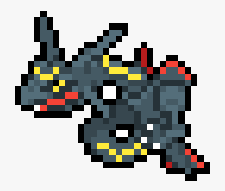 Shiny Rayquaza Pixel Art, HD Png Download, Free Download