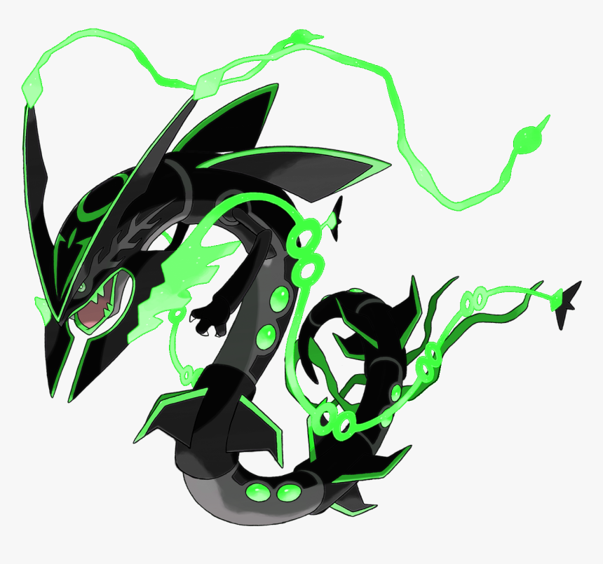 Rayquaza Transparent Shadow For Free Download On Mbtskoudsalg - Mega Rayquaza Shiny Png, Png Download, Free Download