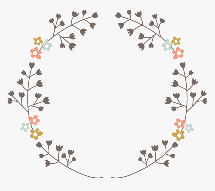 This Graphics Is Three Flower Circle Flat Vector About - Flower Circle Vector Png, Transparent Png, Free Download