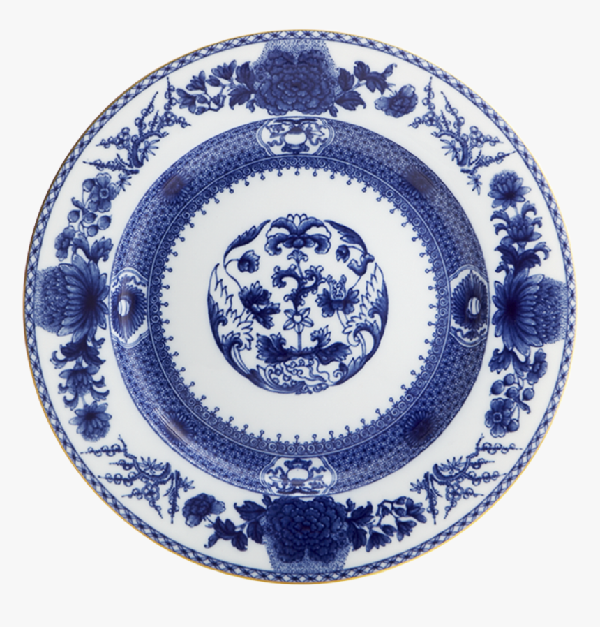 Imperial Blue Dinner Plate - Mottahedeh Blue Lace Dinner Plate, HD Png Download, Free Download