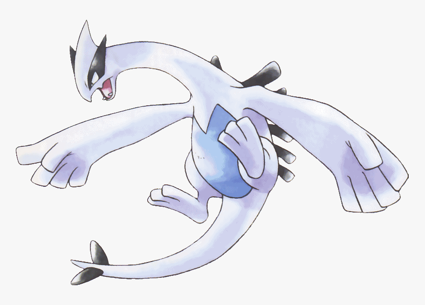 Lugia Pokemon Official Art, HD Png Download, Free Download