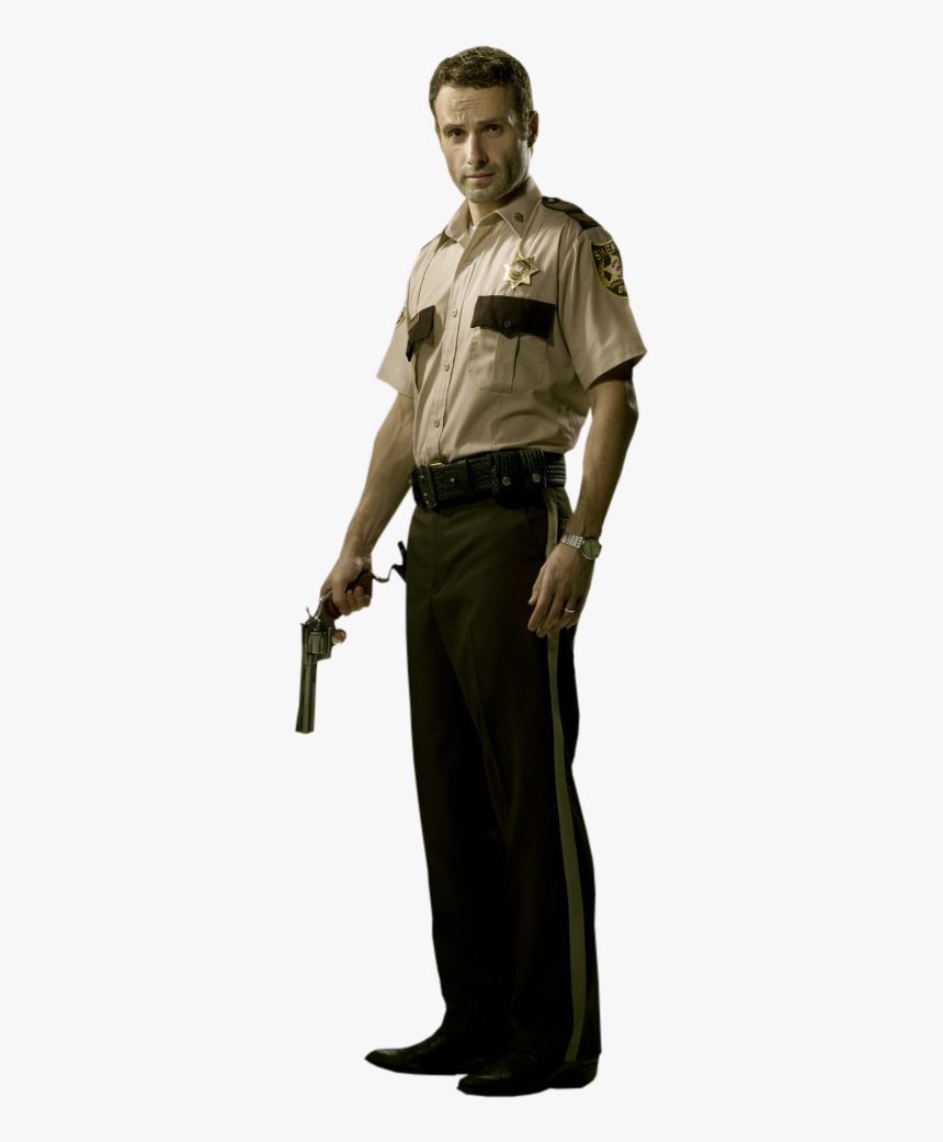 Rick Grimes The Walking Dead Tv Series - Walking Dead Rick Grimes Sheriff, HD Png Download, Free Download