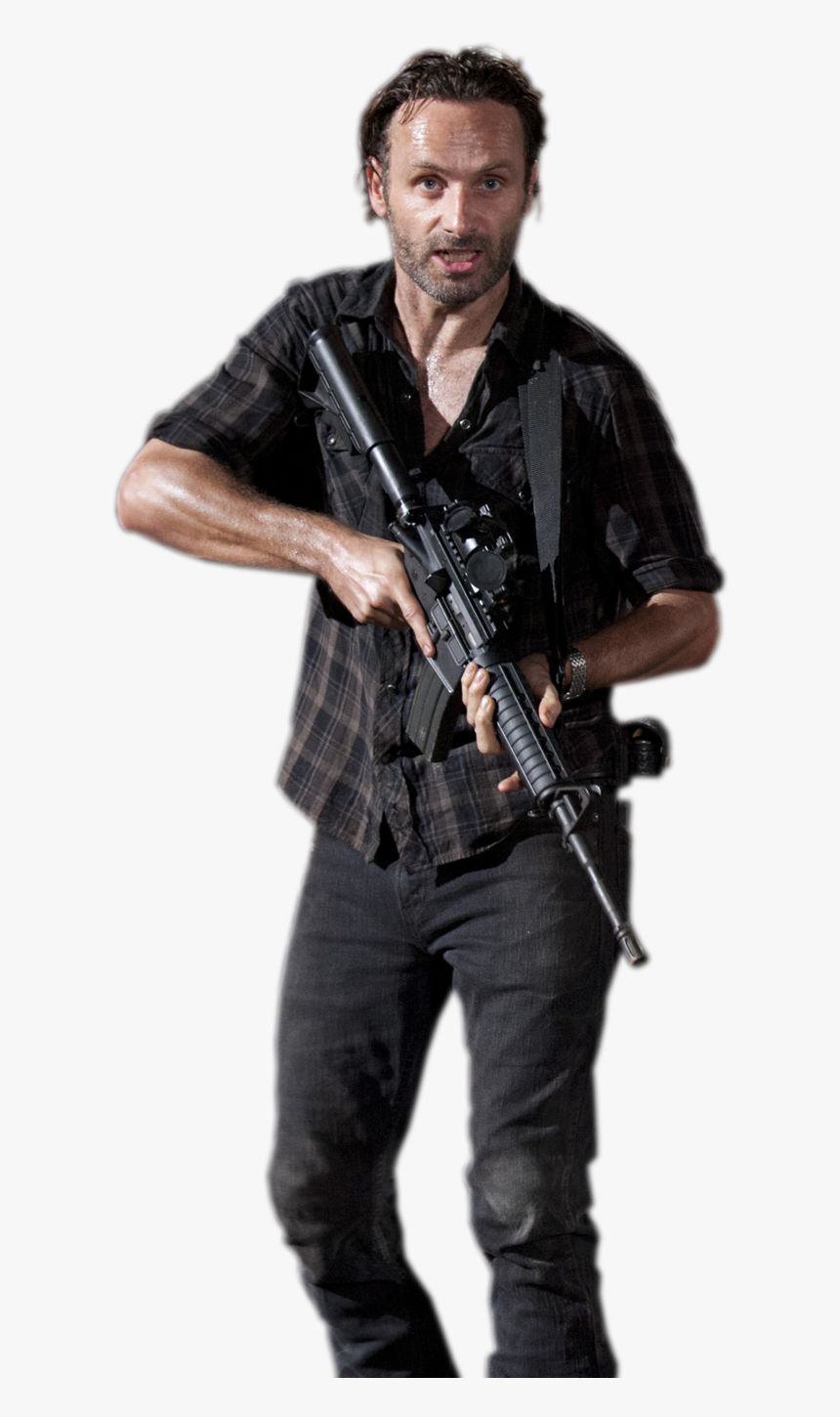 Rick Grimes Walking Dead - Rick Grimes Walking Dead Transparent, HD Png Download, Free Download