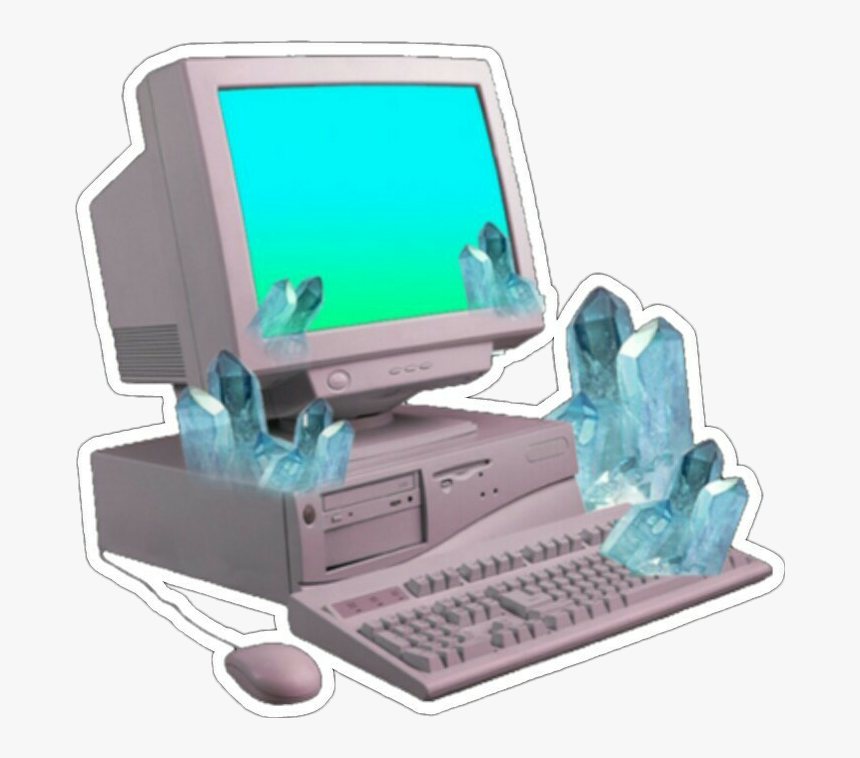 Computer Aesthetic Vaporwave Tumblr - Vaporwave Aesthetic Computer Png, Transparent Png, Free Download