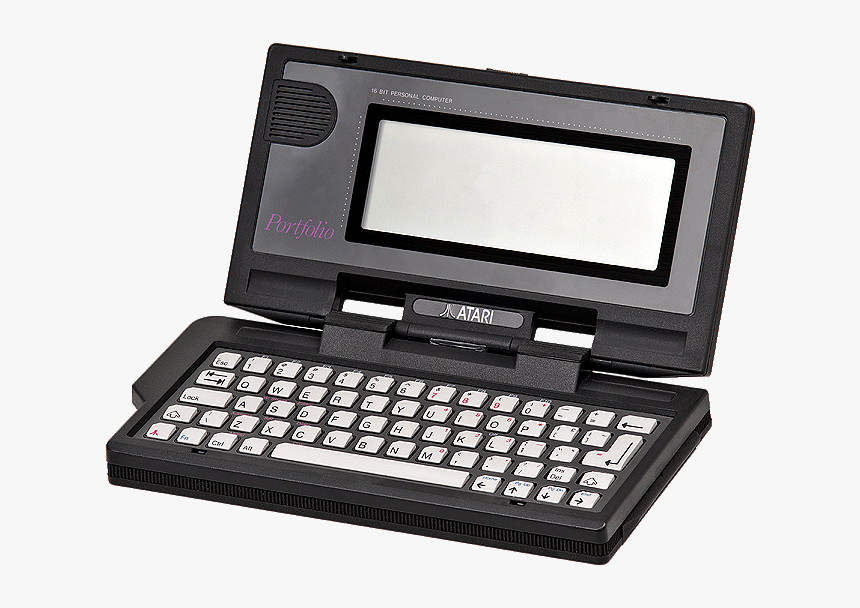 Vintage Computer Png - Atari Portfolio, Transparent Png, Free Download