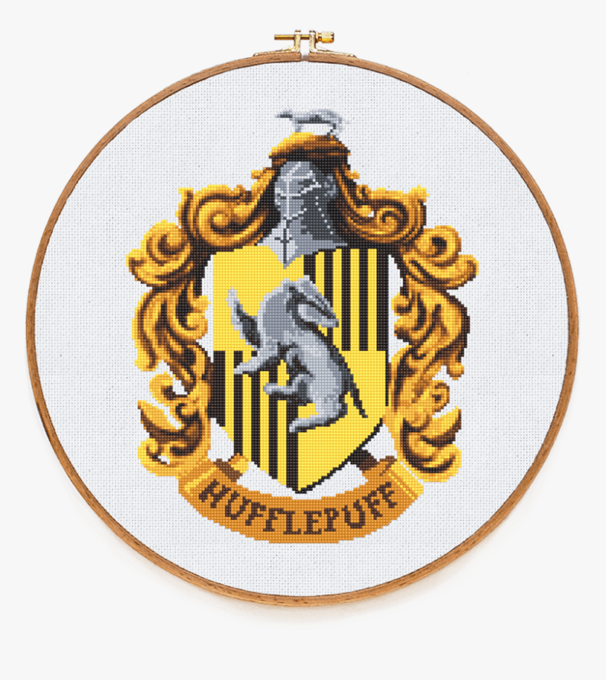 Hufflepuff Crest Cross Stitch Kit By Stitchering , - Harry Potter Hufflepuff Png, Transparent Png, Free Download