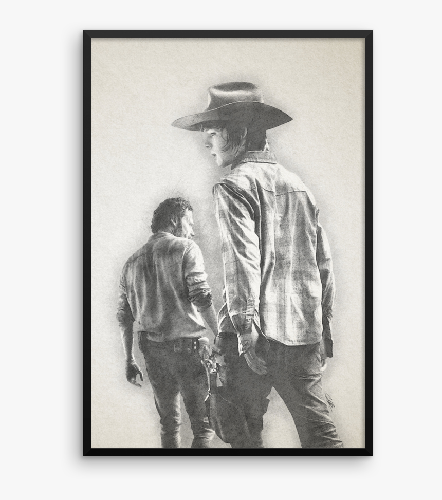 Walking Dead Rick Carl, HD Png Download, Free Download