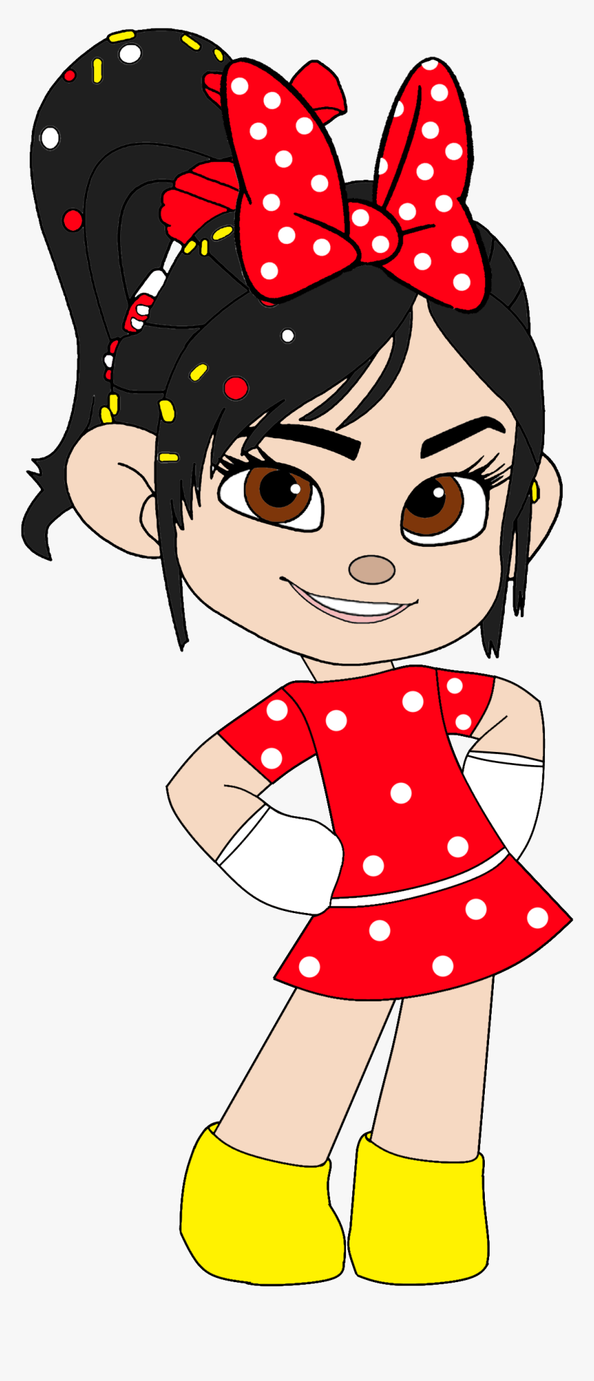 Transparent Minnie Mouse Bow Clipart - Penelope Wreck It Ralph, HD Png Download, Free Download