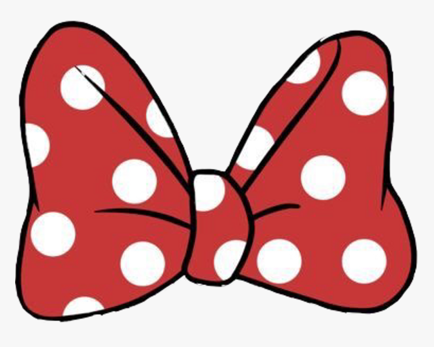 #bow #minniemouse #mickeymous #cute #red #aesthetic - Minnie Mouse Bow Sticker, HD Png Download, Free Download