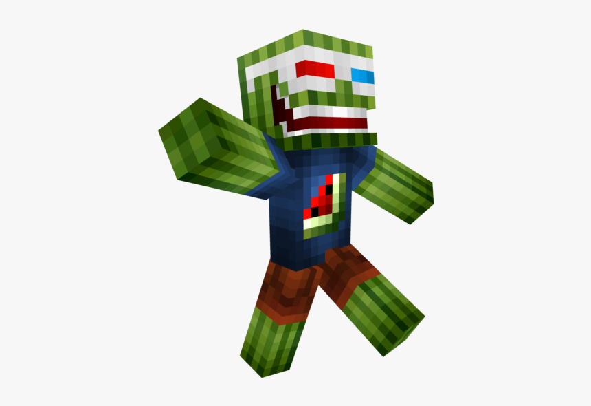 Cool Melon Minecraft Skin, HD Png Download, Free Download