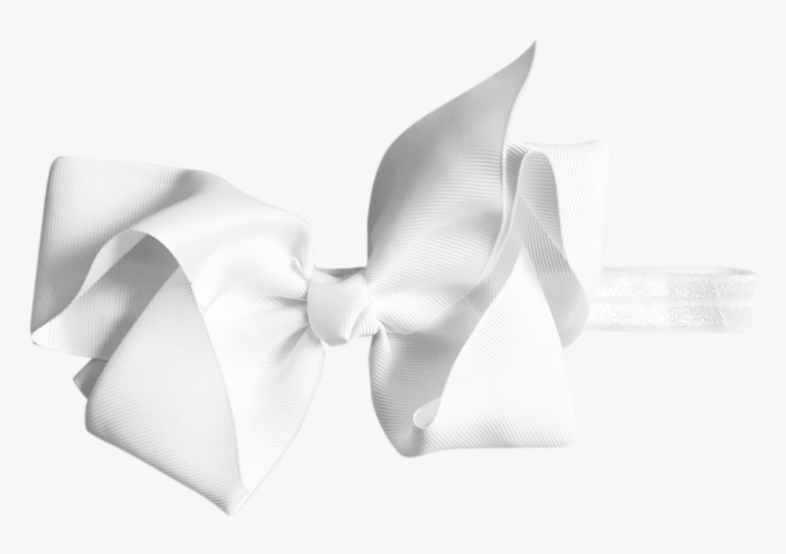 White Baby Headband Bow, HD Png Download, Free Download