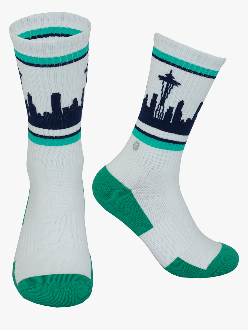 Seattle Skyline Socks - Sock, HD Png Download, Free Download