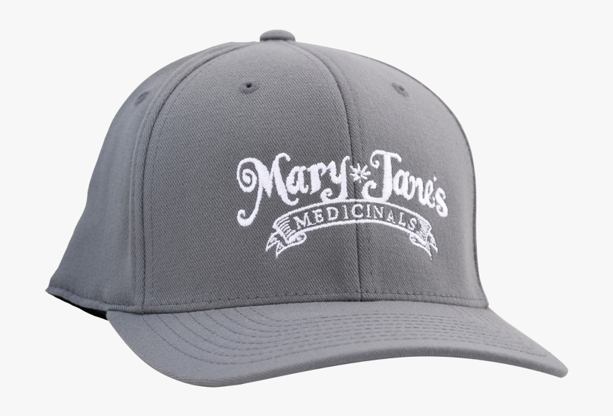 Mary Jane"s Medicinals Flex Fit Grey - Baseball Cap, HD Png Download, Free Download